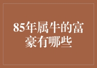 1985年属牛的成功商人：财富与梦想的交织