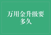 万用金升级：跨越层级的漫长等待与精密计算