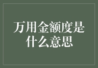 万用金额度：灵活应对财务挑战的金融工具解析