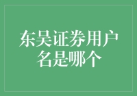 东吴证券用户名设置规则与实践指南