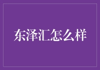 东泽汇：新纪元下的财富管理平台