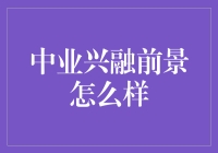 中业兴融——未来之路在何方？