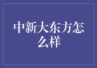 中新大东方怎么样？投资理财新选择！