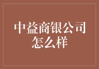 中益商银公司：金融科技引领的未来金融企业