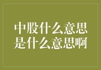 中股是什么意思？原来你是这样的中股！