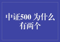 中证500为啥有两个？难道是双胞胎兄弟在比拼吗？