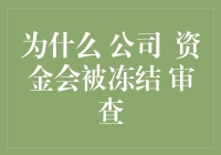 为啥公司的钱说冻就冻？审查制度在搞啥鬼？