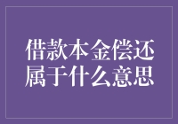 借款还本？别逗了，那是啥玩意儿？