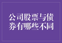 公司股票与债券：投资决策中的重要考量