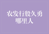 农发行殷久勇：从河南南阳走出的金融领军人物