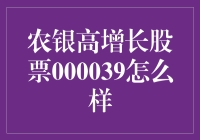 农银高增长股票000039：投资价值与风险分析