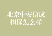 北京中安信成融资担保有限公司的业务特色与市场竞争力分析