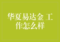 华夏易达金：构建金融桥梁，助力经济腾飞