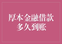 厚本金融借款到账时间解析：用户体验与资金流转效率的考量