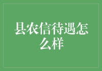 县农信待遇解析：基层金融事业的吸引力与挑战