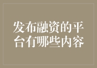 发布融资的平台内容分析：选择适合的金融桥梁