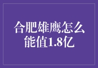 合肥雄鹰价值1.8亿的秘密