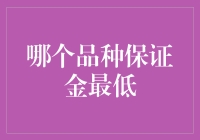 选取保证金最低的证券品种：策略与技巧