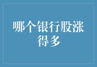 中国银行股涨势分析：哪些银行股在2023年表现突出？