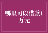 借款1万元？别急，我教你如何从自己的钱包里借到钱！