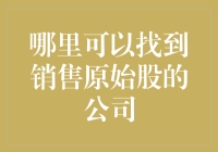 哪里可以找到销售原始股的公司：从概念到实战指南