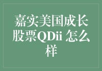 嘉实美国成长股票QDii 怎么样？——难道这就是投资的未来吗？