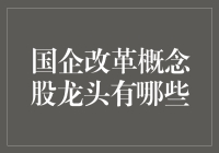 国企改革概念股龙头：新时代下的国有企业转型先锋