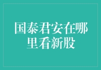 国泰君安看新股，股市新手也能玩转的攻略