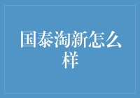 国泰淘新：引领金融创新，打造小微企业的未来