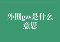 外围gzs：一场社会现象的剖析