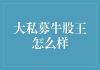 大私募牛股王：如何在私募市场中捕捉大牛股