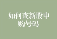 如何查询新股申购号码：流程详解与常见问题解答