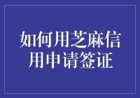 如何用芝麻信用申请签证：一场芝麻开道路的奇妙之旅