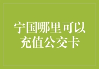 宁国公交卡充值攻略：便捷出行从这里开始