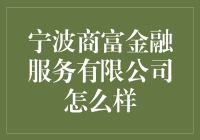 宁波商富金融服务有限公司：构建金融科技与普惠金融的桥梁