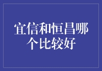 宜信与恒昌：从背景、服务、产品、安全与客户体验角度比较其投资理财服务