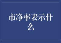 市净率：企业价值衡量的另一维度