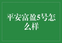 平安富盈5号：你值得拥有的理财小能手