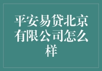 平安易贷北京有限公司：信用管理的创新者与实践者