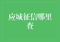 应城征信查询：揭开信用信息的面纱