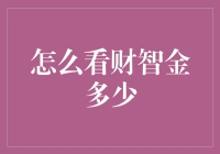 财智金：如何精准评估个人财富价值与投资潜力