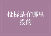 投标？别逗了，那是在哪投的啊？