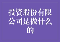 投资股份有限公司：资本运作的艺术与智慧