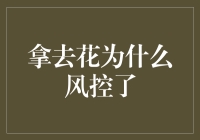 从拿去花为什么风控了看消费金融风险管控