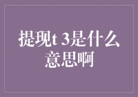 提现t 3是什么意思啊？原来这是一部穿越古代的金钱宝典！