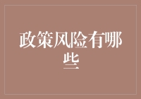 政策风险：一场与政策大师的捉迷藏游戏