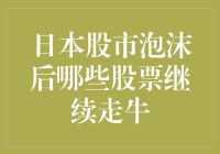 日本股市泡沫后哪类股票有望持续上涨？