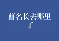 曹名长去哪里了？探寻顶级基金经理的神秘离职