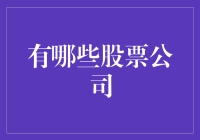 国内领先的股票公司概览与展望