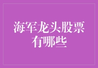 股市里的海军：寻找那些海上航行的龙头股